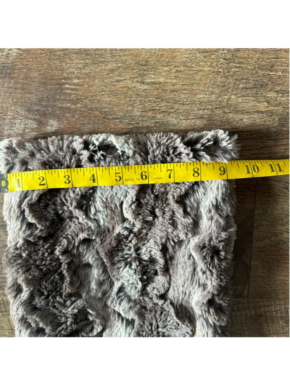 Women's LOFT Brown Grey Faux Fur Infinity Scarf One Size Summer Sale